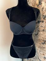 Sapph lingerie setje maat: 80D en large string, Kleding | Dames, Ophalen of Verzenden, Zwart
