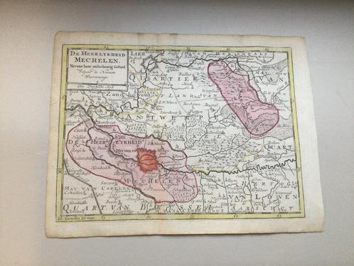 België, Mechelen, - A van Krevelt / Elwe & Langeveld – 1786, Antiek en Kunst, Kunst | Etsen en Gravures, Verzenden