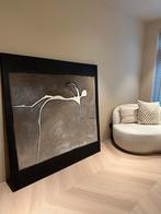 Abstract schilderij - Olieverf op canvas (1.50 x 1.50m), Ophalen