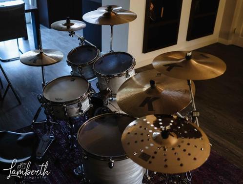 Zildjian K-Custom Darkboxset met nog 3bekkens, Muziek en Instrumenten, Drumstellen en Slagwerk, Zo goed als nieuw, Overige merken