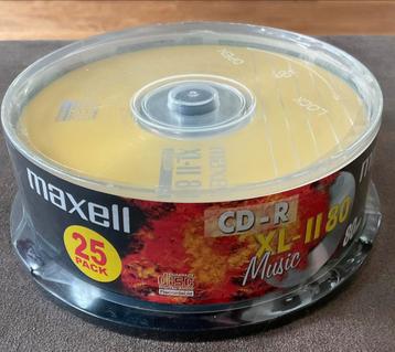 Maxell XL-II cd-r 80 voor digital audio recorder 25x geseald beschikbaar voor biedingen