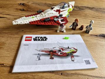 Lego 75333 - Star Wars Obi-Wan Kenobi's Jedi Starfighter beschikbaar voor biedingen