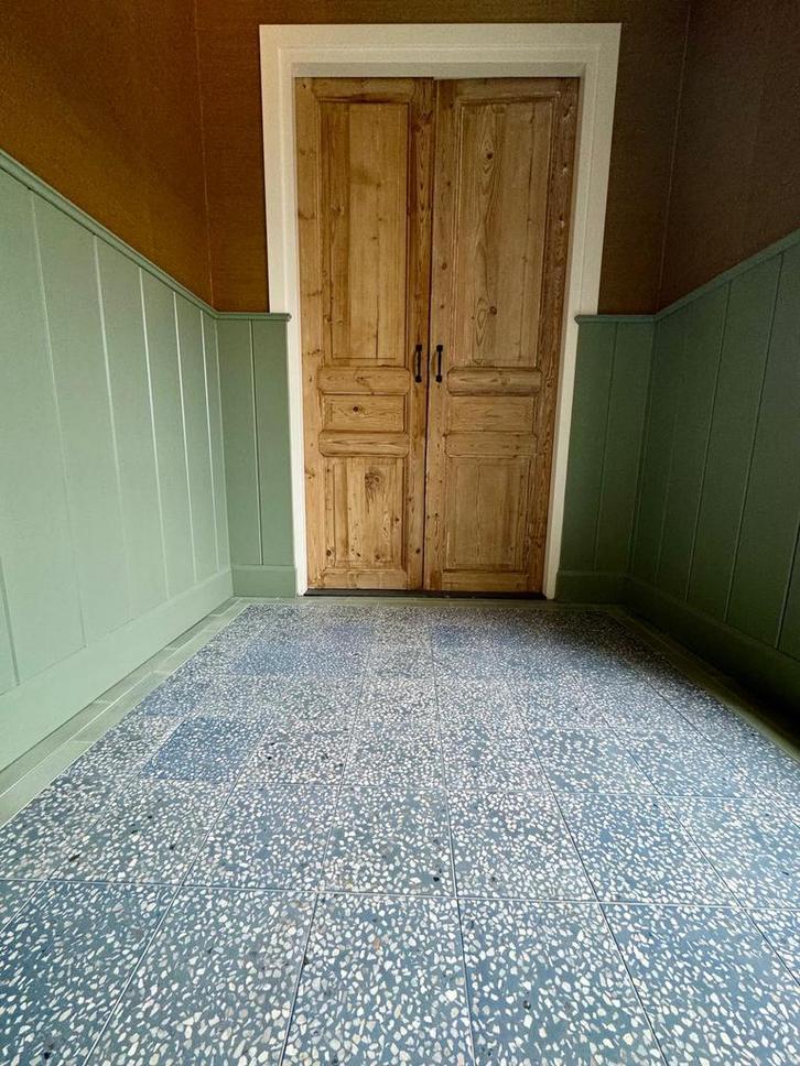 Terrazzo tegels 7m2 Design Tegels, Doe-het-zelf en Verbouw, Tegels, Nieuw, Vloertegels, Keramiek, 20 tot 40 cm, Minder dan 5 m²