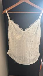 Shein curve kanten top, Shein curve, Wit, Zo goed als nieuw, Shirt of Top