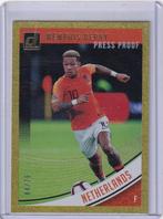 Panini Donruss 2018-19 Memphis Depay Nederland Gold /75, Hobby en Vrije tijd, Ophalen of Verzenden, Zo goed als nieuw, Plaatje
