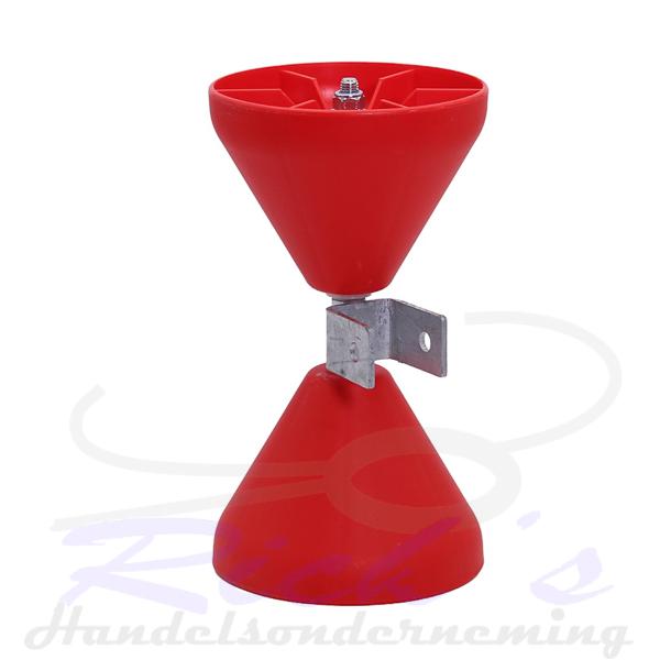 Bootrol rollenset kunststof trompetrol op kantelblokje, Watersport en Boten, Accessoires en Onderhoud, Info@rickshandel.nl, Nieuw