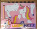 *NIEUW* Rijgveterpuzzel Unicorn, Ophalen of Verzenden, Nieuw, Ontdekken