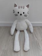 Knuffel Hema poes kat wit L481, Kinderen en Baby's, Speelgoed | Knuffels en Pluche, Ophalen of Verzenden, Zo goed als nieuw, Poes