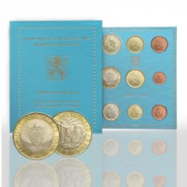 BU set Vaticaan 2019 - 1 cent t/m 5 Euro - Blister -9 munten, Postzegels en Munten, Munten | Europa | Euromunten, Losse munt, Overige waardes