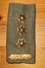 Enkele gvt rang kolonel met messing sterren en balk, Ophalen of Verzenden, Landmacht, Nederland, Embleem of Badge