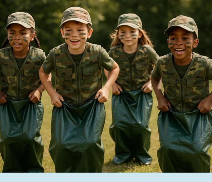 Soldaat/survival feestje, Hobby en Vrije tijd, Feestartikelen, Zo goed als nieuw, Feestartikel, Verjaardag, Ophalen