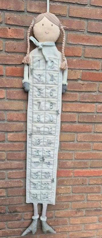  adventskalender kerst leuke stoffen pop  (ten Cate)  beschikbaar voor biedingen