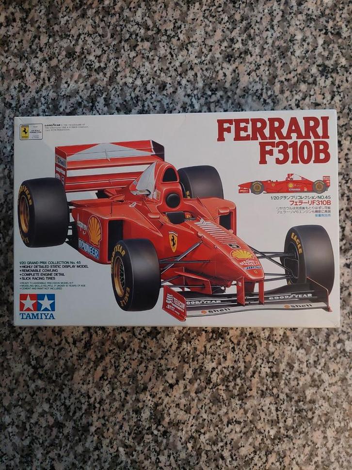 TAMIYA 1/20 : FERRARI F310B ., Hobby en Vrije tijd, Modelbouw | Auto's en Voertuigen, Zo goed als nieuw, Auto, Groter dan 1:32