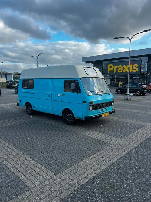 VW LT28 camper 1982 wegenbelastingvrij mileuzonevrij, Caravans en Kamperen, Campers, Particulier, Bus-model, tot en met 4, Volkswagen