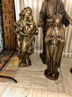 Bronzen Madonna Beelden Set, Antiek en Kunst, Ophalen of Verzenden