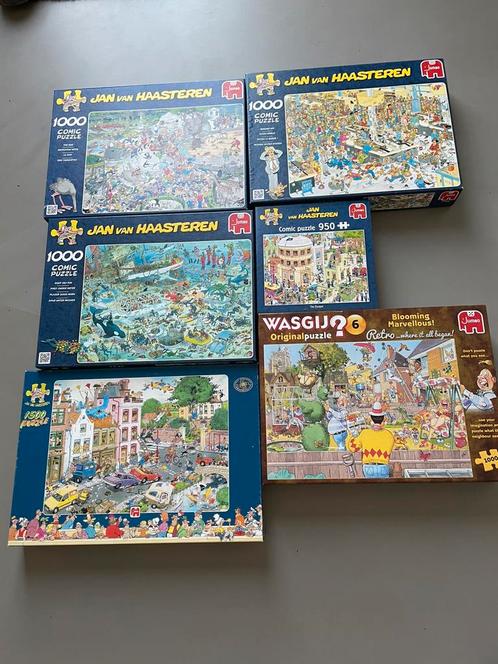Puzzels  Jan van Haasteren en WasGij, Hobby en Vrije tijd, Denksport en Puzzels, Zo goed als nieuw, Ophalen of Verzenden