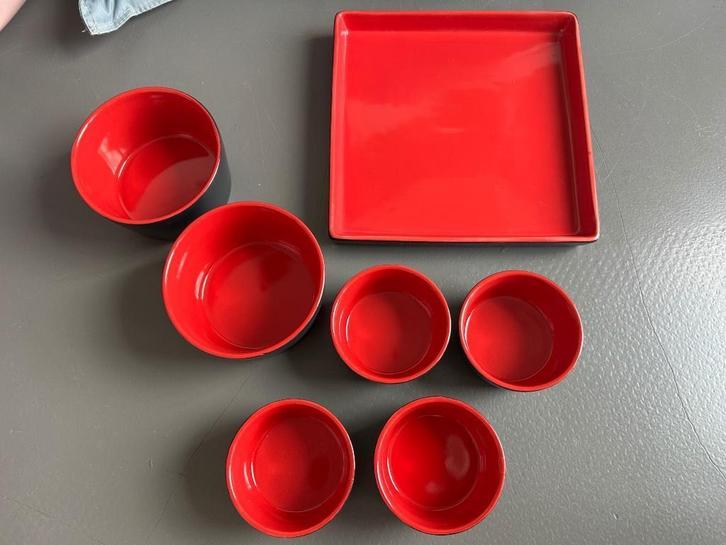 Schotel- en schalenset, Huis en Inrichting, Keuken | Servies, Zo goed als nieuw, Schaal of Schalen, Overige stijlen, Aardewerk