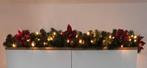 Kerst guirlande compleet met verlichting en decoratie, Ophalen of Verzenden, Zo goed als nieuw