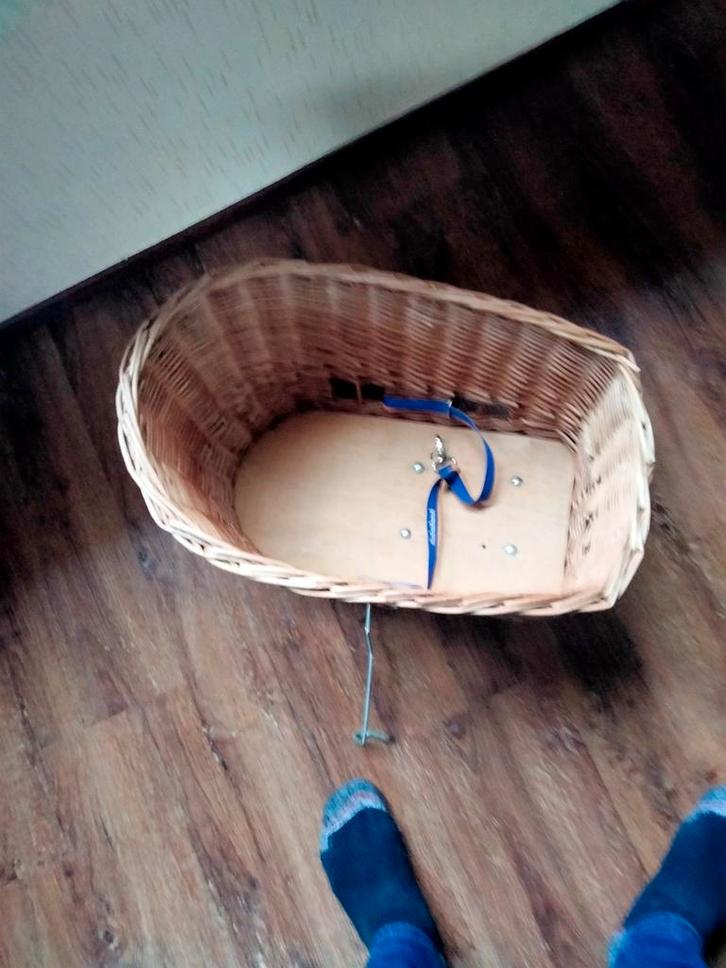 Hondenfietsmand - Rotan, Fietsen en Brommers, Fietsaccessoires | Fietsmanden, Gebruikt, Fietsmand, Ophalen of Verzenden