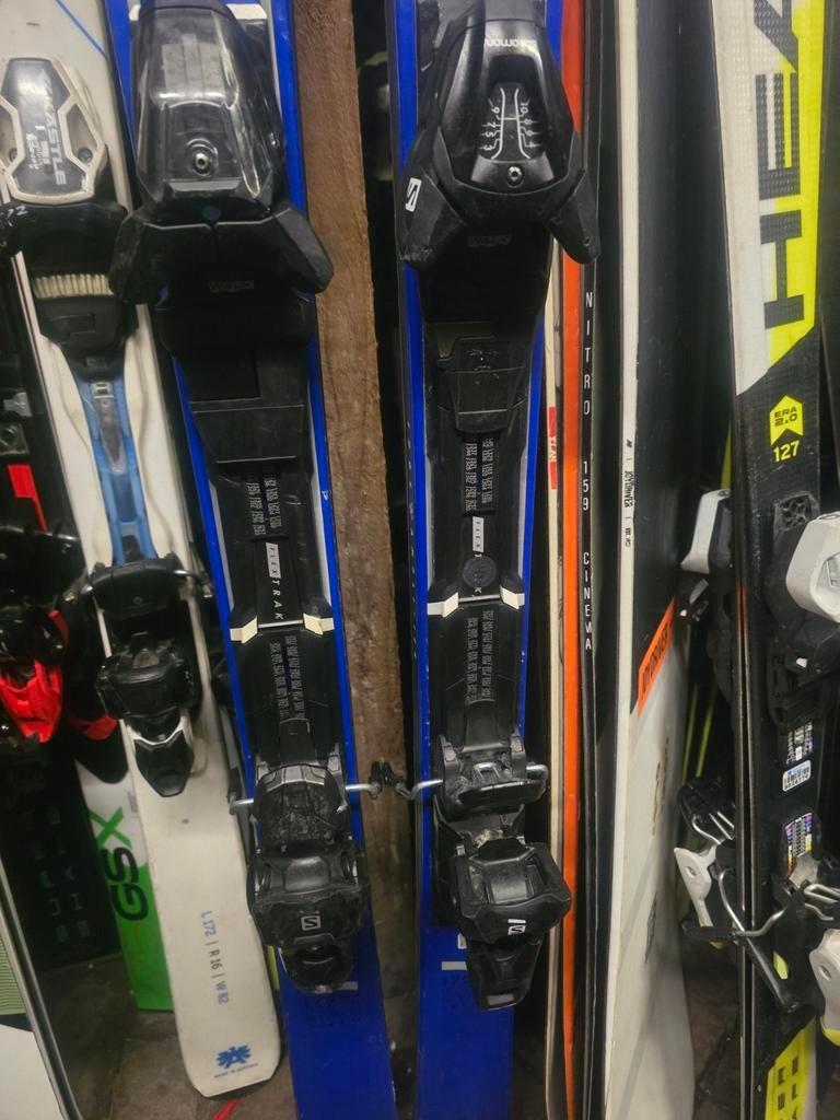 175cm SALOMON S/MAX F6, Sport en Fitness, Skiën en Langlaufen, 160 tot 180 cm, Zo goed als nieuw, Carve, Skiën