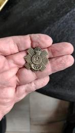 Originele Ww2 Officier forage cap badge 4th/5th Royal Scots., Verzamelen, Ophalen of Verzenden, Landmacht, Engeland, Embleem of Badge