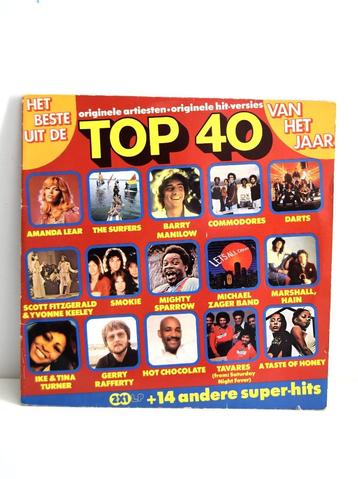 Dubbel Lp Het beste uit de top 40 van het jaar, Var. artists beschikbaar voor biedingen