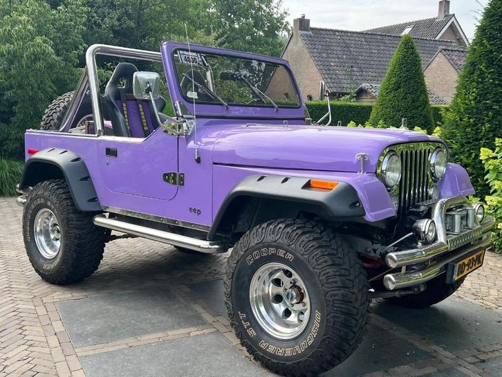 Jeep CJ7 Renegade DSL 4WD V8 1982, Auto's, Jeep, Particulier, Renegade, 4x4, Open dak, Radio, Sportstoelen, Trekhaak, Benzine