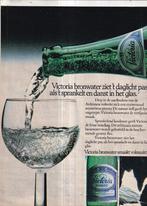 Retro reclame 1980 Victoria bronwater danst in 't glas, Overige typen, Ophalen of Verzenden