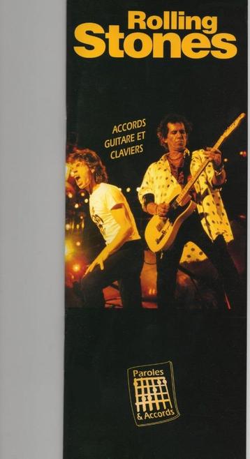 gitaar-rolling Stones-paroles et accords-lyrics chords beschikbaar voor biedingen