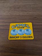 4423 Camel Filter Reclame Sticker - Inworp 3 Gulden, Ophalen of Verzenden, Gebruikt