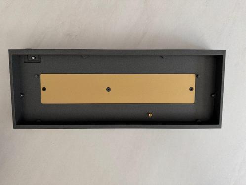 Tofu Redux 60 (E-coating Meteorite Gray) met Brass Weight, Computers en Software, Toetsenborden, Zo goed als nieuw, Azerty, Bedraad