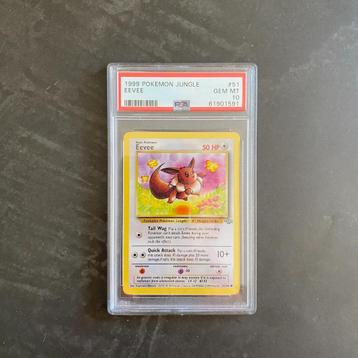 Pokémon Jungle #51 Eevee PSA 10 beschikbaar voor biedingen