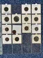 14 Provinciale munten Groningen, Overijsel, Friesland e.a., Postzegels en Munten, Munten | Nederland, Setje, Overige waardes, Ophalen of Verzenden