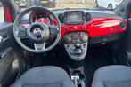 Fiat 500 1.0 Hybrid RED/Clima/Navi/Led/Panorama dak/Zeer net, Auto's, Fiat, Stof, Lichtsensor, 4 stoelen, Origineel Nederlands