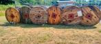 Houten haspels, Ophalen, Gebruikt, Rond, Hout
