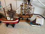 Houten modelschepen, schip, vissersboot, Ophalen of Verzenden