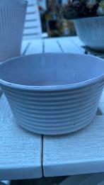 Plantenpotje Erica 11,5x 6 cm vintage , jaren 70 Wit, Tuin en Terras, Bloempotten, Rond, Ophalen of Verzenden, Zo goed als nieuw