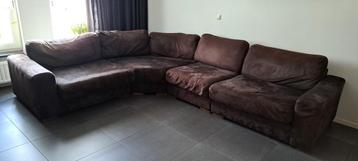 Hoekbank bruin