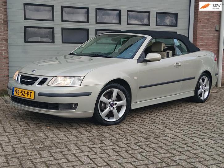 Saab 9-3 Cabrio 1.8t Vector 20 Years Edition 2006 Cabrio, Auto's, Saab, Bedrijf, Te koop, Saab 9-3, ABS, Airbags, Airconditioning