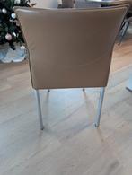 Leolux eetkamerstoelen, Huis en Inrichting, Ophalen, Gebruikt, Bruin, Leer