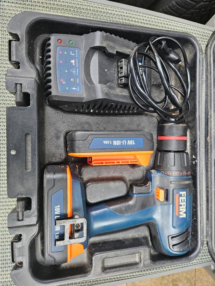Ferm 18V Accuboormachine (zonder lader), Doe-het-zelf en Verbouw, Gereedschap | Boormachines, Ophalen
