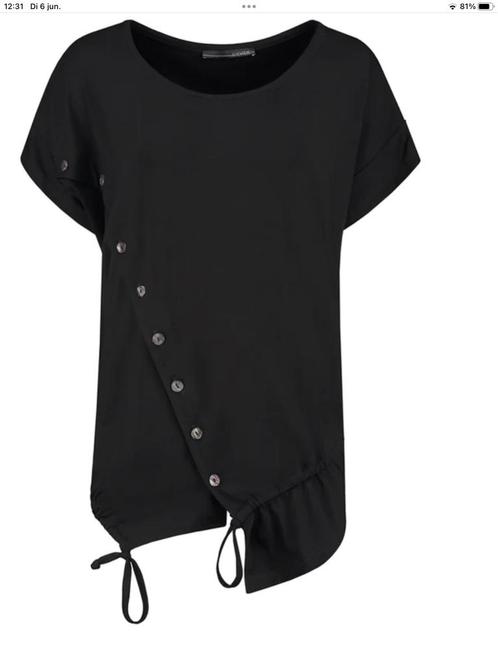 Elsewhere zwart apart shirt maat M nieuw met prijsk, Hobby en Vrije tijd, Stoffen en Lappen, Nieuw, 120 cm of meer, 30 tot 200 cm