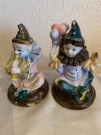 Porseleinen Clowns Jaren 30 - Gemerkt en Zeldzaam!, Antiek en Kunst, Antiek | Porselein, Ophalen of Verzenden