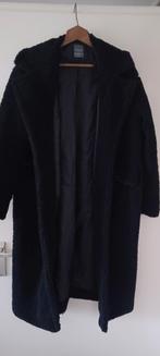Lange Teddy Winterjas - Primark - Maat S, Kleding | Dames, Jassen | Zomer, Primark, Zwart, Ophalen of Verzenden, Zo goed als nieuw