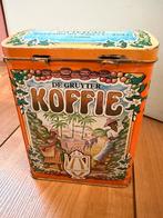 Retro koffie blik van de gruyter, in goede staat, Verzamelen, Blikken, Ophalen, Gebruikt, Koffie