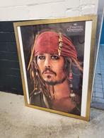 Johnny Depp poster in lijst, Gebruikt, Ophalen