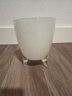 Dutz evita driepoot vaasje - Hoogte ca. 14 cm, Huis en Inrichting, Woonaccessoires | Vazen, Ophalen, Wit, Minder dan 50 cm, Glas