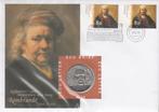 Nederland ECU brief No. 38 Rembrandt van Rijn 1999+ penning, Ophalen of Verzenden, Overige materialen, Nederland