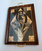 Amsterdamse school Art Deco dienblad Jan Schonk Agterberg ?, Antiek en Kunst, Verzenden