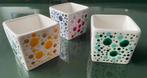 Handgestipte bloempotjes 3 stuks, Ophalen of Verzenden, Nieuw, Overige typen